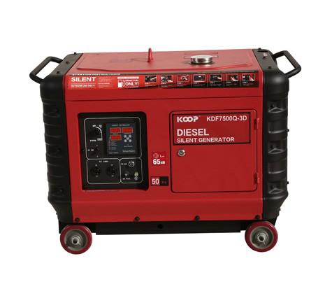 Diesel generador dsuper silencioso KDF7500QQ(-3)