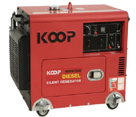 Diesel generador de marco abierto KDF6700Q(-3)