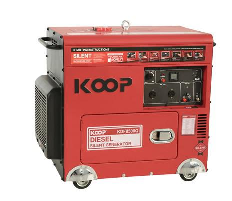 Diesel generador de marco abierto KDF8500Q(-3)